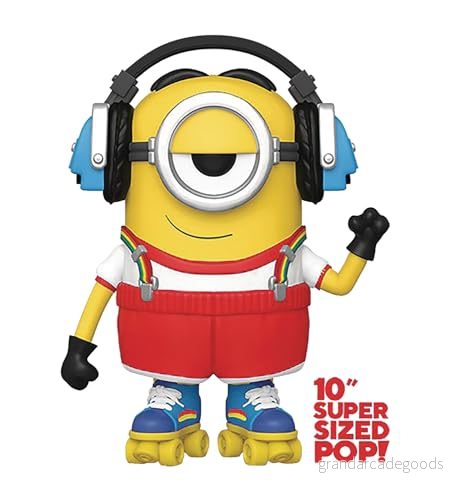 Funko Pop! Filmer: Minions 2-25 cm Roller Skating Stuart - Otto Dumma mig: Samlarobjektsvinylfigur Presentidé Officiella varor Leksaker för barn och vuxna Filmfans 889698478113