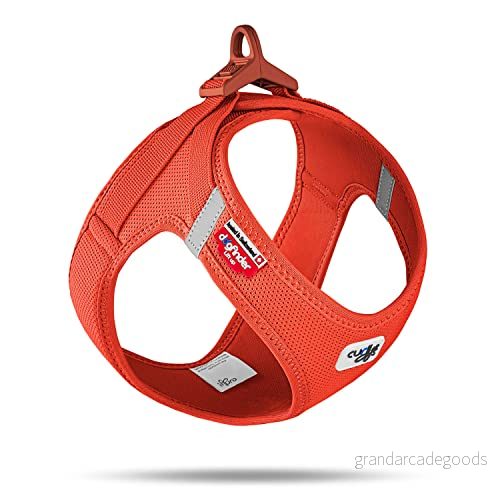 Curli Vest Harness Clasp Air Mesh Sun Orange (XXXS) 7640144829384