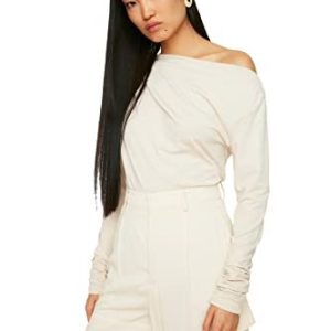 Trendyol Damsten Kayak Collar Draped stickad blus, XS 8683044522817