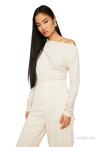 Trendyol Damsten Kayak Collar Draped stickad blus, XS 8683044522817 Trendyol Damsten Kayak Collar Draped stickad blus, XS 8683044522817