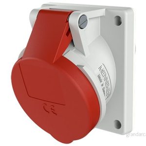 Mennekes Panel mounted receptacle 1500 32a 4015394011620 Mennekes Panel mounted receptacle 1500 32a 4015394011620