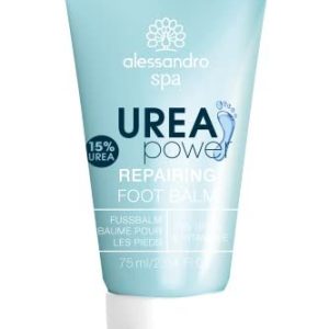 alessandro SPA Repairing Foot Balm 15% UREA & E vitamin fotvård balsam för regenerering och att skydda kraftigt stressad hud på hälarna 4025087420240 alessandro SPA Repairing Foot Balm 15% UREA & E vitamin fotvård balsam för regenerering och att skydda kraftigt stressad hud på hälarna 4025087420240