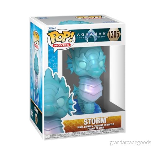Funko POP! Filmer: DC Storm Aquaman and the Lost Kingdom Samlarobjekt vinylfigur Presentidé Officiella varor Leksaker för barn och vuxna Filmfans Modellfigur samlare 889698675697