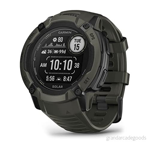 Garmin Instinct 2X Solar, Smartwatch, Mossgrön 753759319373