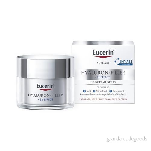 Eucerin Hyaluron fyllmedel + 3x effekt dagvård SPF 15 torr hud 50 ml 4005800294747