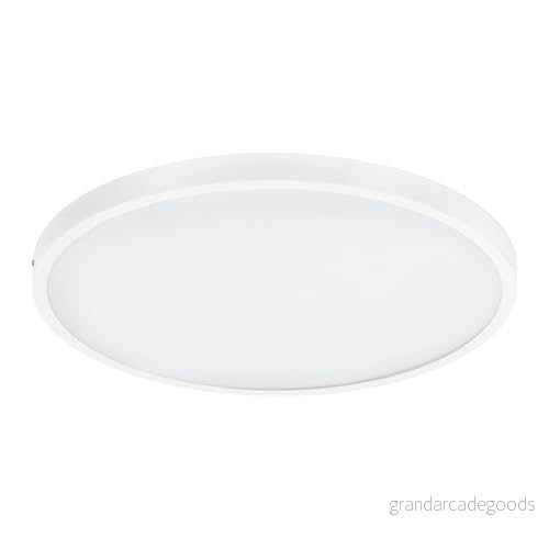 EGLO LED taklampa Fueva 1, 1 flamig taklampa, Ø: 50 cm, färg: vit, neutral, material: Aluminium, plast, vägglampa 9002759972752