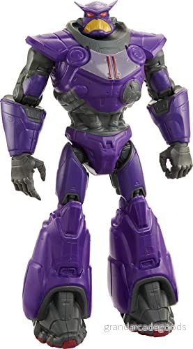 Disney Pixar Lightyear HHJ75 Jättestor Zurg figur (ca 30 cm), Lighyear skurk, leksaker för barn från 4 år och äldre 194735069224