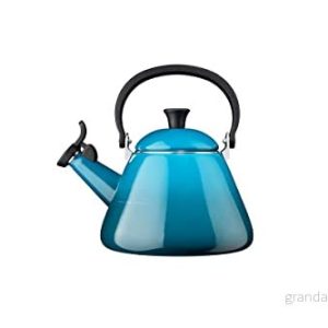 Le Creuset Whistling Kettle Kone Deep Teal 1.6 Liter 630870268172 Le Creuset Whistling Kettle Kone Deep Teal 1.6 Liter 630870268172