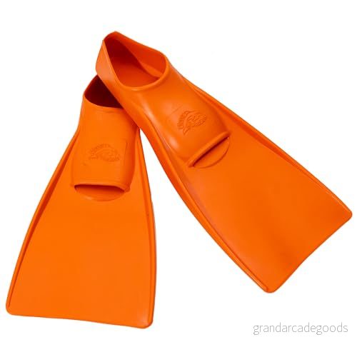 Flipper SwimSafe 1150 simfenor för barn, orange färg, storlek 3435, tillverkad av naturgummi, som simhjälpmedel sorglös sim och badglädje 4260007761502