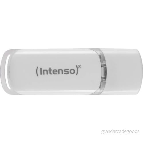 Intenso Flash Line, 128 GB USB C sticka, Super Speed 3.2 Gen 1 x 1, vit 4034303029693