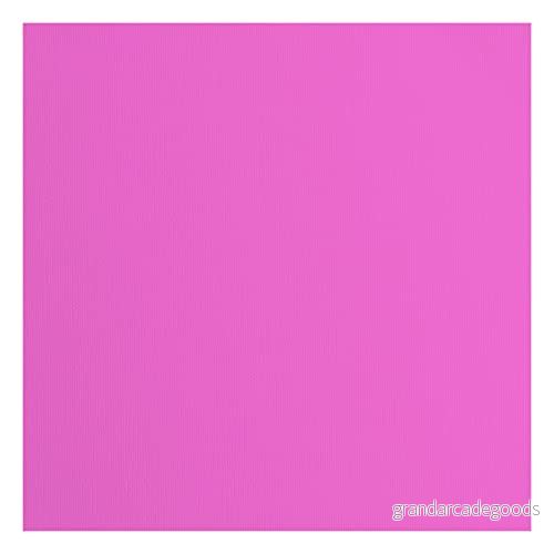 Vaessen Creative Florence cardstock papper, rosa, 216 gram/m², kvadratisk, 30,5 x cm, 20 stycken, konsistens, för scrapbooking, korttillverkning, stansning och andra papperslådor 8716052200375