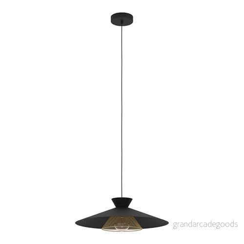 EGLO Grizedale Hänglampa – 1 Lampa – Svart/Mässing 9002759438852 EGLO Grizedale Hänglampa – 1 Lampa – Svart/Mässing 9002759438852