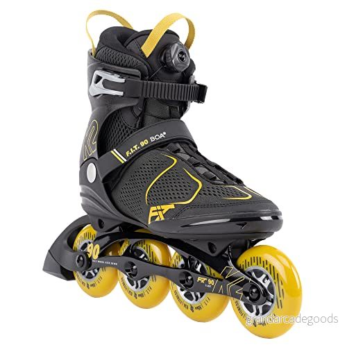 K2 Skates herr inline F.I.T. 90 BOA, grå mustard, 30G0815.1.1.090 886745964186