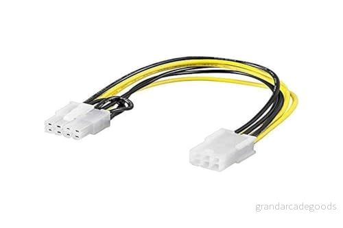 Goobay 93635 PCI-E 6-pin till 8-pin Strömadapter 0,2 m 4040849936357