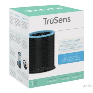 Leitz Trusens Ersättningsfilter, Kolfilter som Motverkar Allergier & Influensa, Kompatibel med Luftrenaren Z 3000/Z 3500, Tar Bort Odörer och Flyktiga Organiska Ämnen (VOC), 1 pack, 2415120 5028252618991 Leitz Trusens Ersättningsfilter, Kolfilter som Motverkar Allergier & Influensa, Kompatibel med Luftrenaren Z 3000/Z 3500, Tar Bort Odörer och Flyktiga Organiska Ämnen (VOC), 1 pack, 2415120 5028252618991