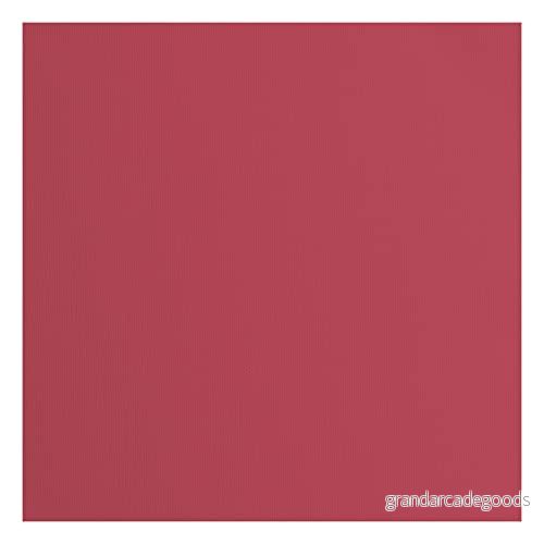 Vaessen Creative Florence cardstock papper, rosa, 216 gram/m², kvadratisk, 30,5 x cm, 20 stycken, konsistens, för scrapbooking, korttillverkning, stansning och andra papperslådor 8716052200252