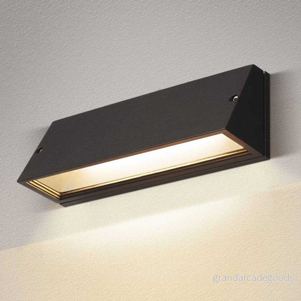 SLV Pema LED utomhus vägglampa, CCT, svart 4024163236102