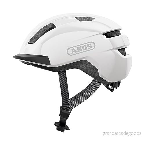 ABUS PURL Y, Unisex Cykelhjälm för vuxna, Weiß (shiny white), S (51 55 cm) 4003318978852