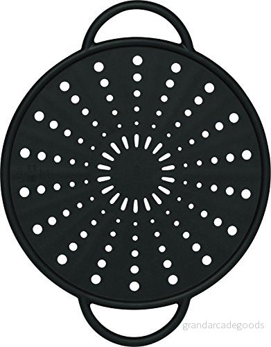 Emsa 514560 Smart Kök Silikon Stänk och Splatter Skydd Ø 26 cm, Grå 4009049379043
