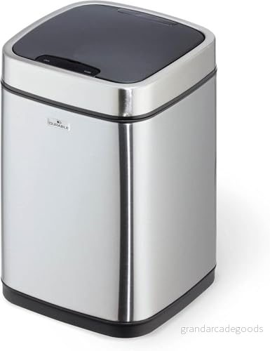 Durable Papperskorg Med Sensor No Touch – 6 Liter – Silver – 342023 4005546728322 Durable Papperskorg Med Sensor No Touch – 6 Liter – Silver – 342023 4005546728322