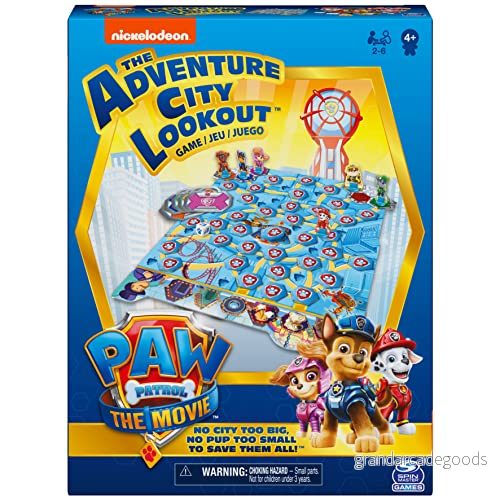 Spin Master Games The Adventure City Lookout Game Barnspelet för Paw Patrol: Filmen", 6062265 778988384855