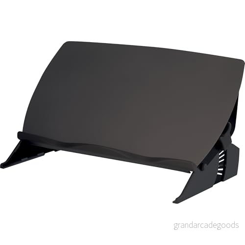 Fellowes Synfält koncepthållare Easy Glide, flexibel 2 i 1 dokumenthållare och skrivunderlägg, höjdjusterbar, glidande plattform, med lagringsutrymme 43859706396