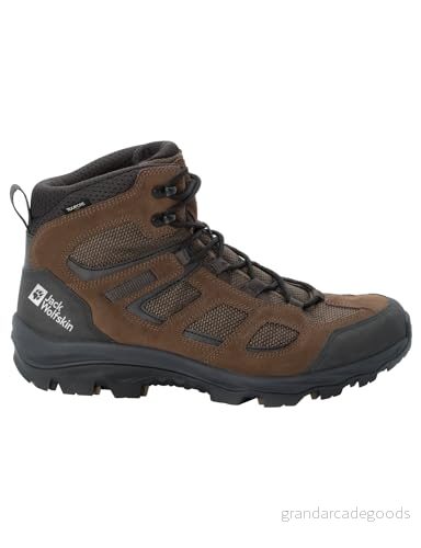Jack Wolfskin VOJO 3 Texapore MID Hikingskor, Storlek: 44.5, Brown/phantom Skinn och textil 4064993754216
