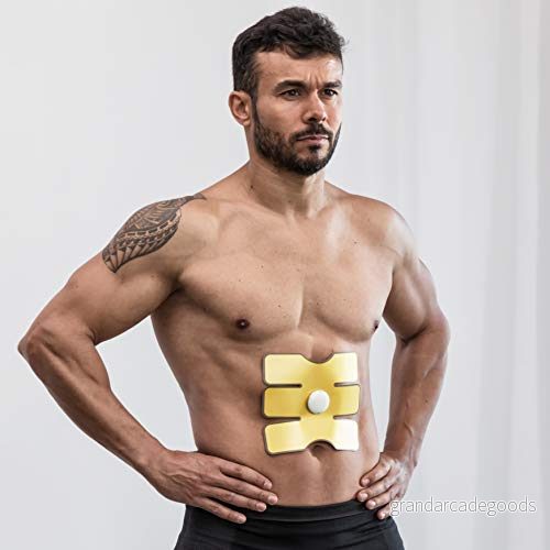 InnovaGoods® ElekTrainer magelektrisk plåster, tonar magmusklerna snabbt och effektivt, med 10 intensitetsnivåer, perfekt för hemmet gymmet. 4899888117407