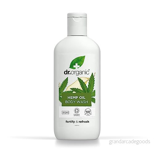 Dr Organic Bad och duschgel Hemp Oil 250 ml, pris/100 ml: 3,2 EUR 5060391841830