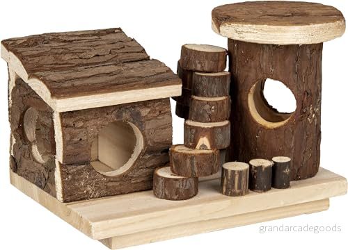 Flamingo Rodent House Hamsterhus Trä 21x15x13 cm 5400585162615