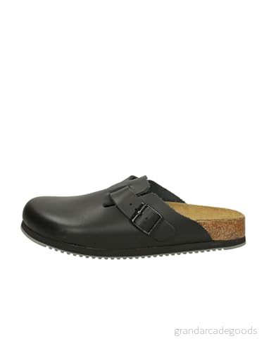 Birkenstock unisex vuxna Boston släta träskor, 48 EU, Svart 060194, 40 EU 4013871900429