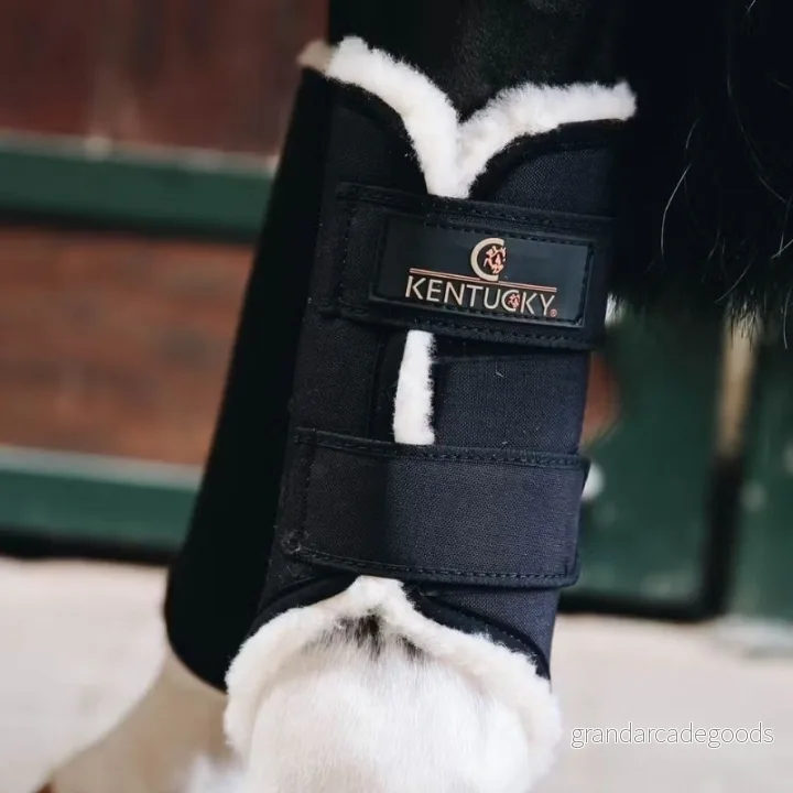 Kentucky Dressur arbetsbyxor Solimbra Dressage Turnout Boots (svart, bakre VB/WB (bakre storlek full)) 5425030830536