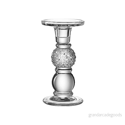 LEONARDO HOME 018639 ljusstake Poesia 18 cm, glas, klar 4002541186393