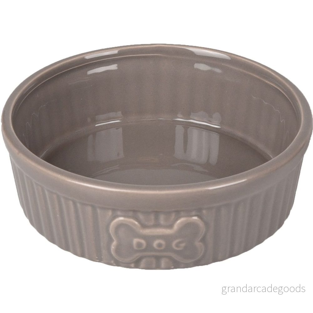 Hundskål Keramik Grå 12,5 cm 300 ml 5400585087833