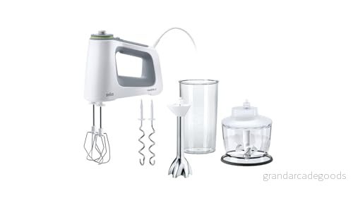 Braun MultiMix 5 HM 5137 WH Handmixer 750 W vit / grå 8021098773302