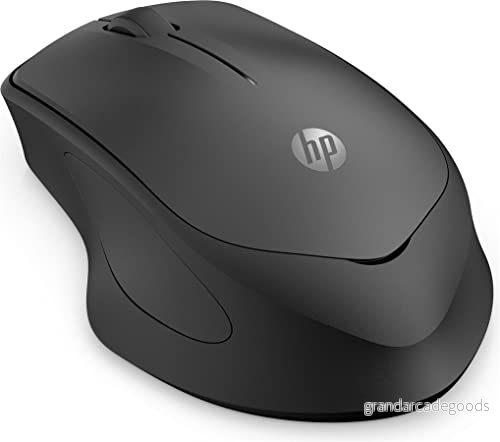 HP 280 tyst trådlös mus (särskilt klick, lång batteritid, dongel) svart 195122197476