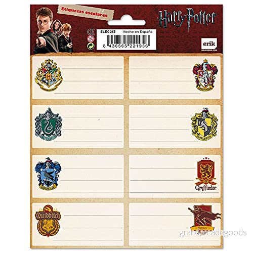 Erik® Harry Potter självhäftande etiketter 8436565221956