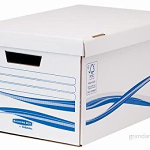 Bankers Box 4460502 Basic hopfällbar låda Maxi, 350 x 260 526 mm 43859655618 Bankers Box 4460502 Basic hopfällbar låda Maxi, 350 x 260 526 mm 43859655618