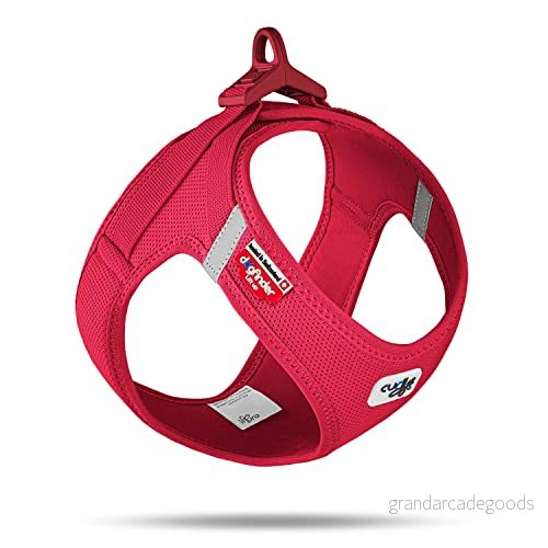 Curli Vest Harness Clasp Air Mesh Red (XXXS) 7640144829612