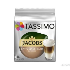 Kaffekapslar Tassimo Latte Macchiato Classico (kompatibla med Bosch kapselmaskiner), 8+8 st. 8711000504895 Kaffekapslar Tassimo Latte Macchiato Classico (kompatibla med Bosch kapselmaskiner), 8+8 st. 8711000504895