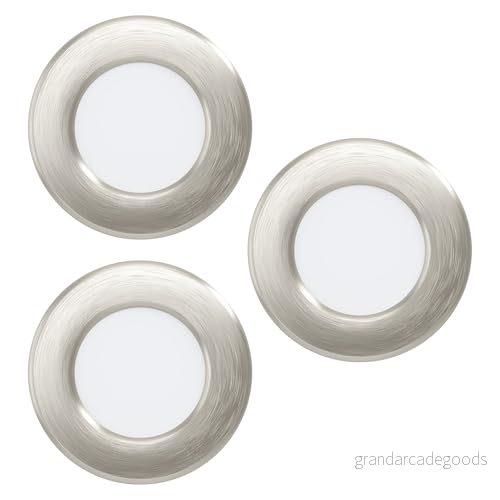 EGLO FUEVA 5 infälld belysning matt nickel/vit 9002759991418