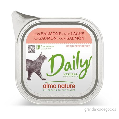 almo nature dagsmeny Gatto Fodera Con Salmone, 100 g 8001154124972