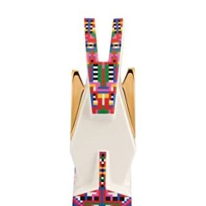 Alessi Åsna ESA05 5 Figur för Bethlehem i Porslin med Handapplicerade Calcas och 24 Karat gulddetaljer, Multicolor 8003299468058 Alessi Åsna ESA05 5 Figur för Bethlehem i Porslin med Handapplicerade Calcas och 24 Karat gulddetaljer, Multicolor 8003299468058