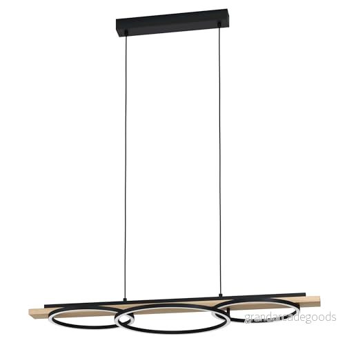 EGLO LED taklampa Valcasotto, 4-flammig minimalistisk, takspotlight i metall, vardagsrumslampa svart, LED-spots varmvitt, GU10, 32 cm 9002759995164