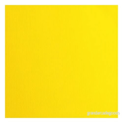 Vaessen Creative Florence cardstock papper, gul, 216 gram/m², kvadratisk, 30,5 x cm, 20 stycken, konsistens, för scrapbooking, korttillverkning, stansning och andra papperslådor 8716052200054
