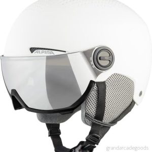 ALPINA Unisex Vuxna, ARBER VISOR Skidhjälm, white matt, 51 55 cm 4003692300089 ALPINA Unisex Vuxna, ARBER VISOR Skidhjälm, white matt, 51 55 cm 4003692300089