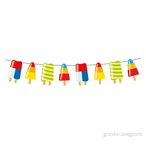 Folat Garland med sommarglass 10 meter 8714572207119
