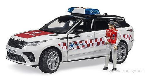 Bruder Range Rover Velar Hulpverleningsvoertuig met figuur en licht geluid 4001702028855