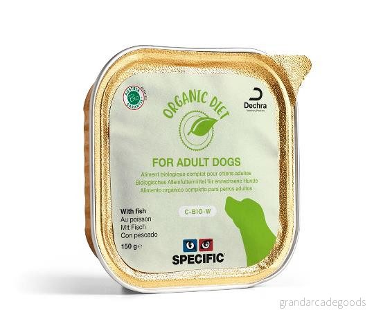 C BIO W Organic Fish Våtfoder för hund 5 x 150 g 5701170121032
