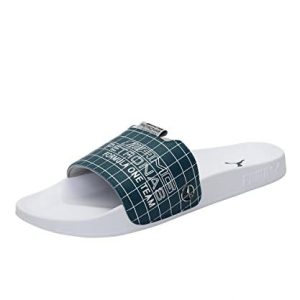 Puma Unisex karta1 Leadcat 2.0 Slide Sandal, vit blå korall, 43 EU 4064536112664 Puma Unisex karta1 Leadcat 2.0 Slide Sandal, vit blå korall, 43 EU 4064536112664